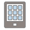 Smartphone --Clip Art ｜ Illustration ｜ Free Material