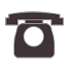 Black Phone-Clip Art ｜ Illustration ｜ Free Material