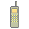 Mobile ｜ Phone-Clip Art ｜ Illustration ｜ Free Material