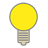 Light Bulb-Clip Art ｜ Illustration ｜ Free Material