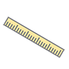 Ruler-Clip Art ｜ Illustration ｜ Free Material